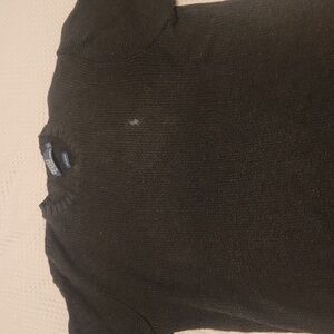 Hunter green cotton Polo sweater